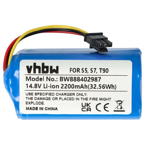 vhbw Batterie remplacement pour Qihoo 2ASP4-S5, INR18650 M264S1P, LR-PAS0638W-EU, M26-4S1P pour robot électroménager (2200mAh, 14,8V, Li-ion)