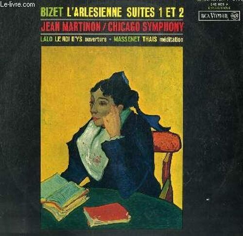 Disque Vinyle 33t L'arlesienne Suite N°1 Et Suite N°2. Le Roi D'ys. Thais