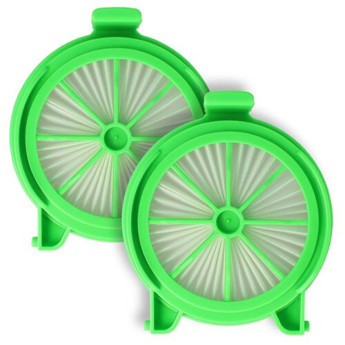 vhbw 2x filtre compatible avec Rowenta Powerline RH7937WA/4Q0, RH7937WA4Q0, RH7937WE4Q0, RH7937WF4Q0 aspirateur - filtre HEPA blanc / vert
