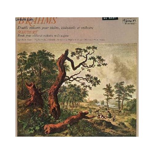 Disque Vinyle 33t Double Concertos Pour Violon, Violoncelle Et Orchestre En La Mineur. Rondo Pour Violon Et Cordes En La Majeur