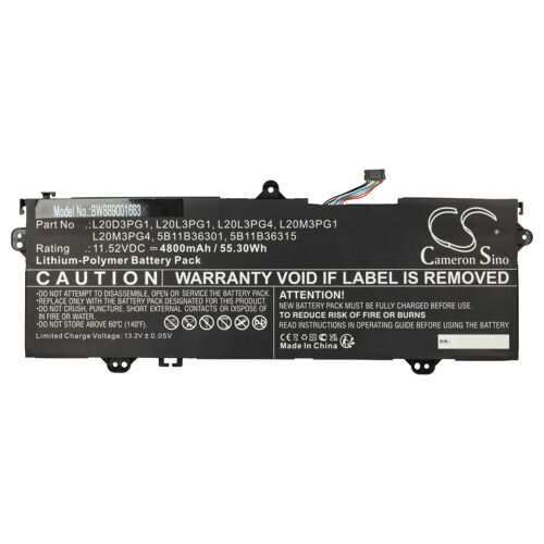 vhbw Batterie compatible avec Lenovo IDEAPAD 3 CHROME 14APO6-82MY000RGE, 14APO6-82MY000YFR ordinateur portable (3850mAh, 15,44V, Li-polymère)