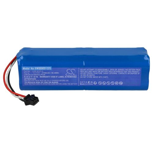vhbw 1x Batterie compatible avec Kyvol S31, Cybovac S31 robot électroménager (6700mAh, 14,4V, Li-ion)