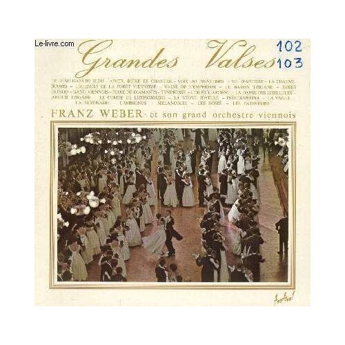 Disque Vinyle 33t Grandes Valses
