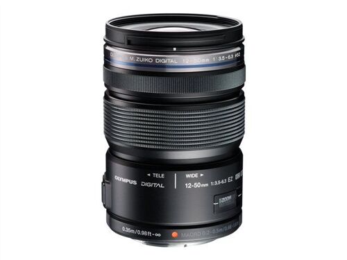 Objectif Olympus M.Zuiko Digital - Fonction Zoom - 12 mm - 50 mm - f/3.5-6.3 ED EZ - Micro Four Thirds - pour OM-D E-M10 Mark IIIS; PEN E-PL5, E-PM2