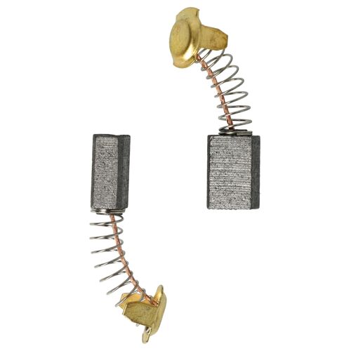 vhbw 2x balais charbon 7 x 11 x 17 mm compatible avec Invacare G50 scooter + ressort