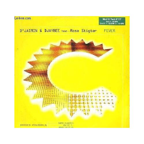 Disque Vinyle 33t Fever (Love Fever), Fever (Groove A Mental), Fever (Jackie Reverse Mix)