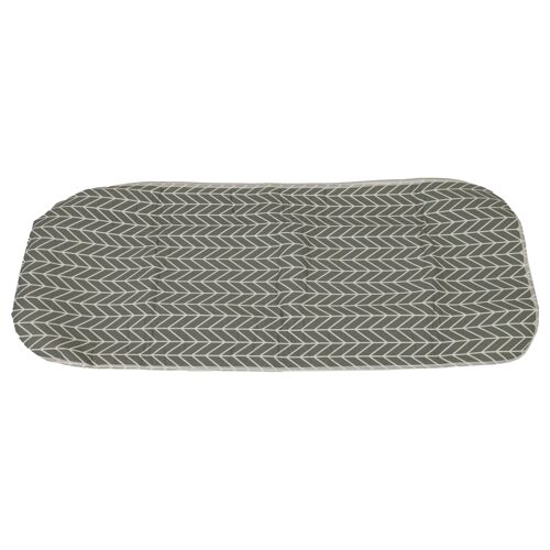 vhbw Housse de table de repassage compatible avec Leifheit AirBoard M-Serie planche à repasser gris / blanc
