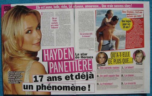 Public N°211, Coupure De Presse, Hayden Panettiere, Heroes