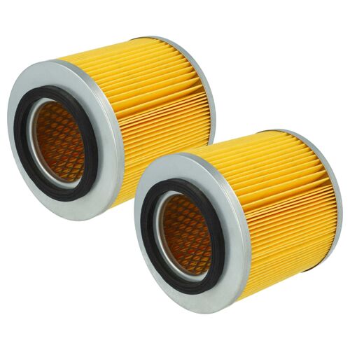 vhbw Lot de 2x filtres à cartouche remplacement pour Kärcher 6.414-808.0 pour aspirateur - Filtre plissé