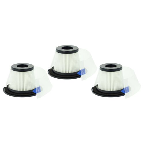 vhbw Kit de 3x Filtres d'aspirateur compatible avec Sauber UVC-122311.3 aspirateur sans-fil - Filtre anti-saleté