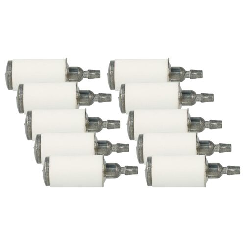 vhbw 10x Filtre à essence compatible avec Jonsered GR32, GR26, GR36, BP40, 2040, 2036 outils de jardin comme des tronçonneuses rotofils