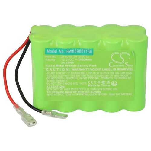 vhbw Batterie compatible avec Roto G1 RT1, RT2 SF G1 volet roulant de fenêtre (2000mAh, 12V, NiMH)