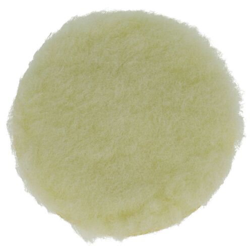 vhbw Eponge de polissage compatible avec Bosch PEX 300 AE, PEX 400 AE ponceuses excentriques et à vibration - 12,5 cm diam. de travail, beige
