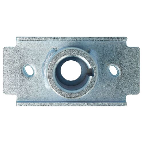 vhbw Moyeu de lame tondeuses à gazon compatible avec Hecht - 10 x 5 x 3,6 cm argenté