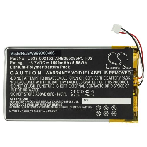 vhbw Batterie compatible avec Logitech G913, G913 TKL, YR0076, G915, G915TKL clavier sans fil (1500mAh, 3,7V, Li-polymère)