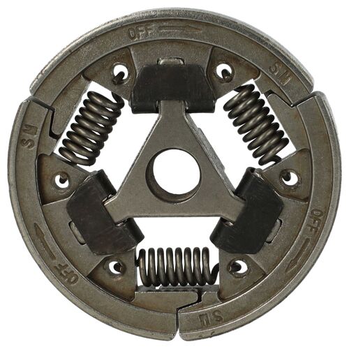 vhbw Embrayage centrifuge compatible avec Stihl 034AV, 036, 034 scie électrique - fer / acier 65Mn, 7,4 cm de diamètre, 1,6 cm d'épaisseur, 175 g