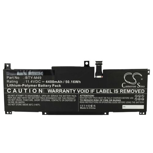 vhbw Batterie compatible avec MSI Modern 14 B4MW (MS-14DK) ordinateur portable (4400mAh, 11,4V, Li-polymère)