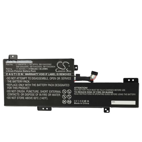 vhbw Batterie compatible avec Lenovo IdeaPad Flex 3 11IGL05 82B20032RM, 11IGL05 82B20033PH ordinateur portable (3150mAh, 11,52V, Li-polymère)