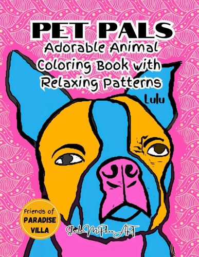 Pet Pals: Adorable Animal Coloring Book With Relaxing Patterns