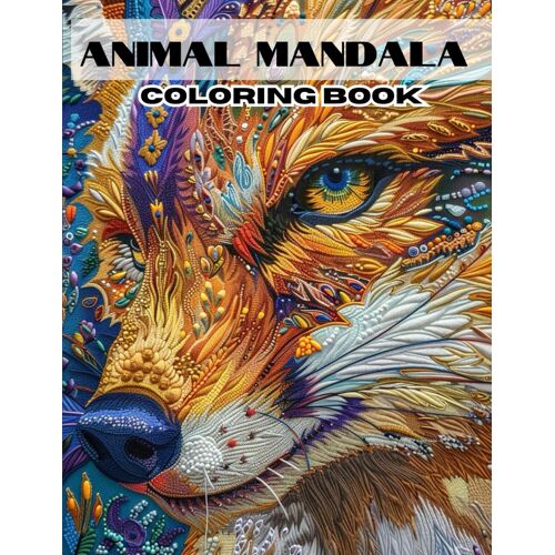 Animal Mandala Coloring Book