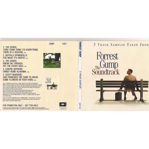 Cd Sampler 5 Titres Samp2307 Forrest Gump The Byrds Buffalo Springfield The Doors Scott Mckenzie...