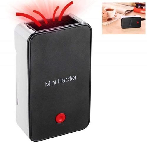 50w Mini Appareil De Chauffage Electrique Portatif De Bureau Economiseuse D Energie De Radiateur Noir