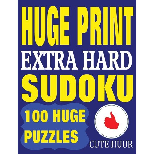 Huge Print Extra Hard Sudoku