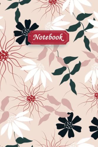 Notebook: Flower Print Composition Notebook - College Ruled Love Xoxo Lined 120 Pages - Large 6 X 9 (Journal, Notebook, Diary, Composition Book)