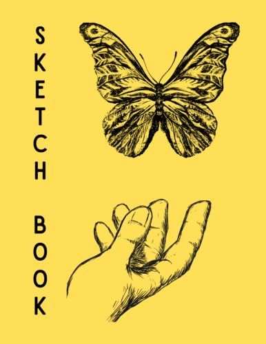 Sketch Book: Pen And Ink Drawing, Water Color, Crayon, Charcoal, Pastel Sketch Book For Adults