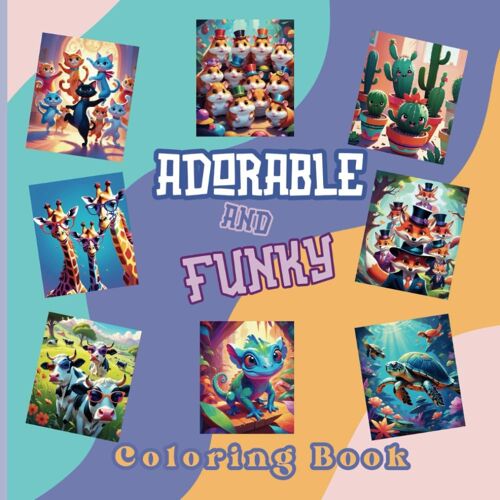 Adorable And Funky Coloring Book