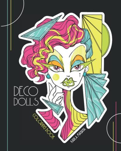 Deco Dolls Coloring Book