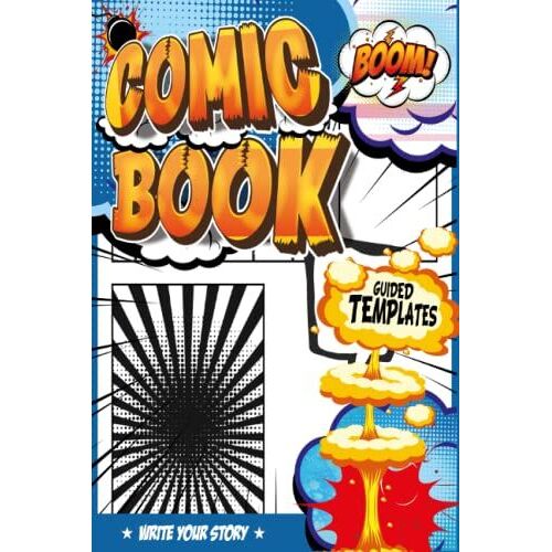 Illustrate Your Own Book For Kids: Kids Sketch Book For Boys For Teaching How To Draw Cartoon | Cartoon Holiday Goody Bag Stuffers For Kids