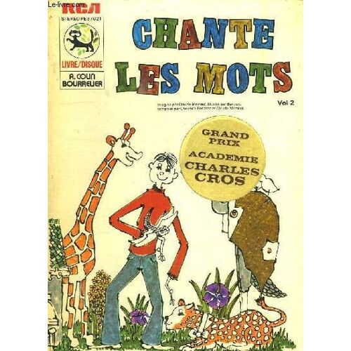 Chante Les Mots Volume 2. Livre Disque.