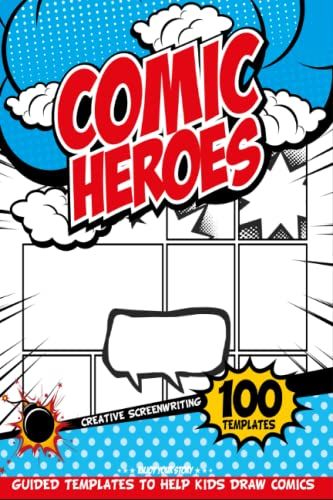 Children's Sketch Pad To Make Own Comics: Anime Sketch Book | Drawing And Writing Books For A Kindergarten Workshop | Goody Bags For Kids Birthday Girls