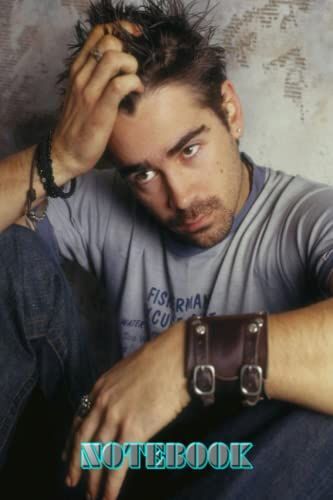 Budget And Financial Notebook : Colin Farrell Medium Ruled Notebook, Diary And Notepad Journals For Writer #260