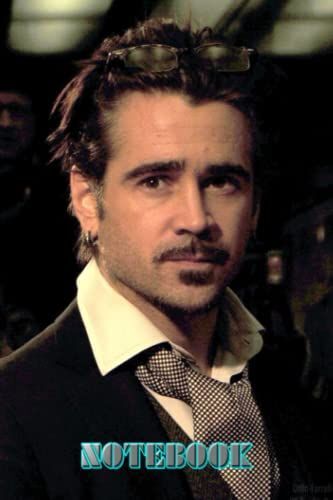 Budget And Financial Notebook : Colin Farrell Medium Ruled Notebook, Diary And Notepad Journals For Writer #254