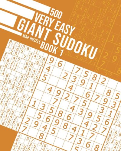 500 Very Easy Giant Sudoku Book 1
