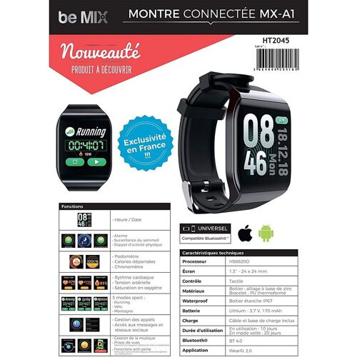Montre Connectée Mx-A1