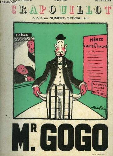 Le Crapouillot, De Mars 1935 : Numéro Spécial Sur Mr Gogo.