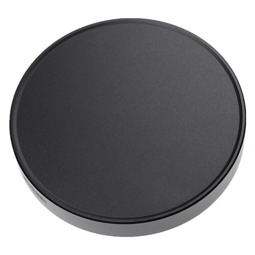 vhbw Bouchon d'objectif 85 mm compatible avec O.D. Matte Box Step Up Ring 85mm appareil photo - flanelle / aluminium (anodisé), noir-mat