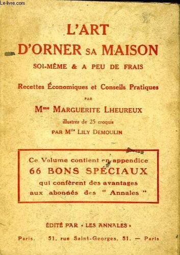 L'art D'orner Sa Maison Soi-Meme & A Peu De Frais