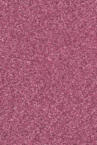 Pink Glitter Notebook: 6 X 9 Ruled Journal, Lined Diary For Writing, Faded Pink Glitter Cover - A Useful Gift For Someone Who Likes Pink Color