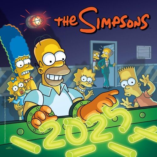 2025 Calendar The Simpsons Month To View Square Calendar Official Product: Original Danilo-Kalender [Mehrsprachig] [Kalender]