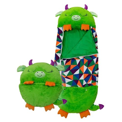 Poupée Endormie Happy Nappers Play Pillow Sac De Couchage Amusant Surprise Dragon