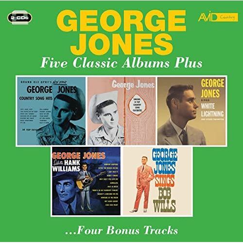 Five Classic Albums Plus (Grand Ole Opry's New Star / George Jones Sings / Sings White Lightning And Other Favorites / Salutes Hank Williams / Sings Bob Wills)