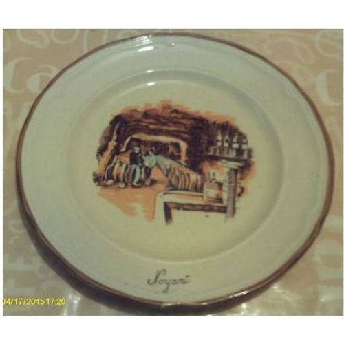 Vintage - Assiette Décorative - " Noyant " - Porcelaine