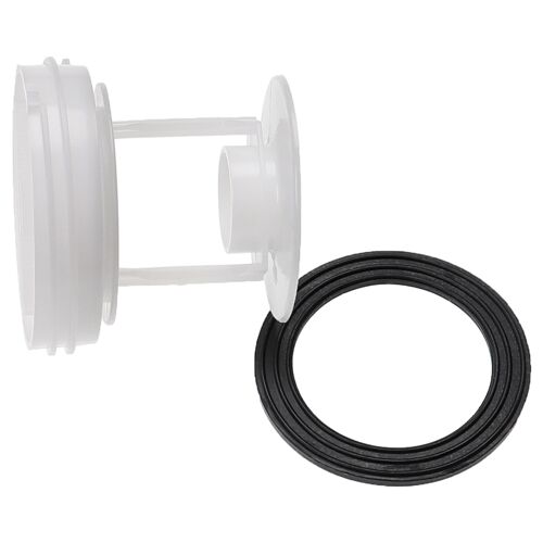 vhbw Filtre à peluches compatible avec Bosch Siemens Balay Neff WFB1602BY36, WFB1602BY/36, WFB1602BY33 machine à laver sèche-linge - 6,2cm + joint