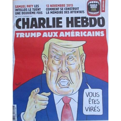 Charlie Hebdo 1477 Trump Aux Americains Couverture Fodz