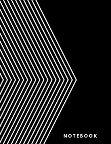 Notebook: Modern Art Deco Inspired College Ruled 220 Pages (Large 8.5" X 11")