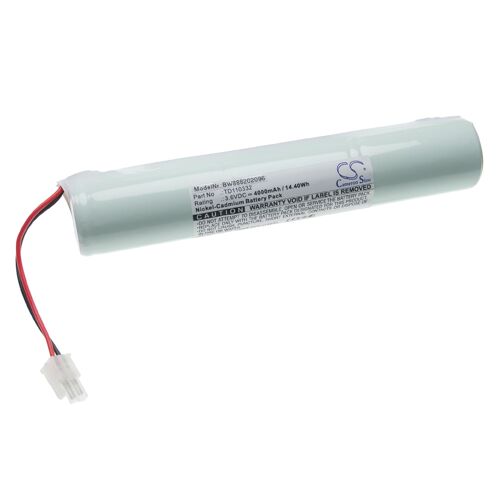 vhbw Batterie compatible avec Schneider EVX Ferro, Everlux Ferro, Exiway Pyros éclairage d'issue de secours (4000mAh, 3,6V, NiCd)